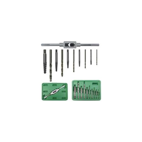 Kit d'extracteur de vis endommagé, 11 pièces/Éliminer les vis à tête, boulons et tarauds/tarauds réglables (1/5)