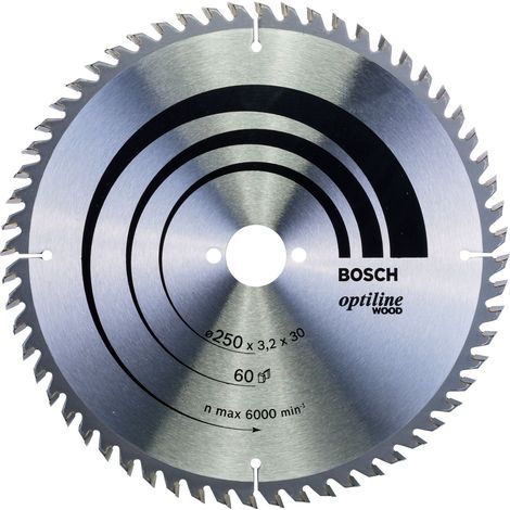 Bosch Optiline Wood lama seghe circolari 250 mm metalizzata (1/3)