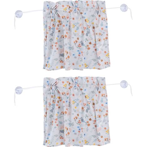 2PCS Store Souple Rideau Pare-Soleil pour Voiture avec Ventouses - Style Moderne et Réglable (1/5)