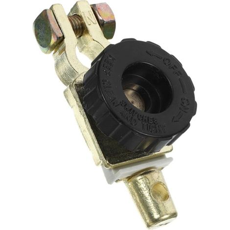 Interrupteur de Déconnexion de Batterie Compact Coupe Batterie pour Voiture Bateau et Camping Car Isolateur de 1 Pièce Déconnexion Rapide et Protection Alimentation