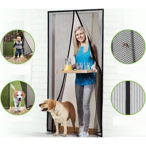 CORTINA MAGNETICA ANTI MOSQUITOS MOSQUITERA CON IMANES (1/3)