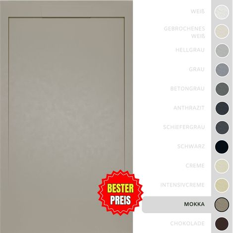 SOULBATH Ultra flache, rutschfeste Duschwanne – Harz Gelcoat – Glatte/Stein-Textur – MOKKA - 130x90 - Integrierte Rost in gleicher Farbe (1/5)