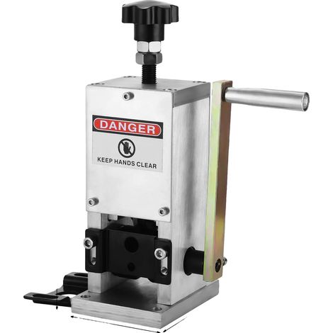 Drahtabisoliermaschine, manuelle und automatische Bedienung, langlebige Aluminiumlegierung, 15 Lbs (1/2)