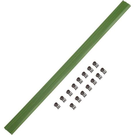 10pcs Fil de Support de Plante, Support de Cage de Plante en Plastique Pliable pour Jardin Fleurs Herbes Légumes (220324TW-3) (1/3)