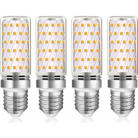 E27led ampoule 12W blanc froid 6000k, lumière 360°, équivalent halogène E27 100W, AC 230v, E27 mais éclairage intérieur lampes LED froides, non dimmable, lot de 4 ampoules (1/5)