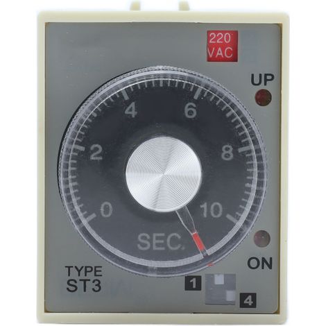 Relais temporisé BERM, temporisateur de mise sous tension réglable, accessoire de remplacement ST3PAB (AC220V) (1/5)