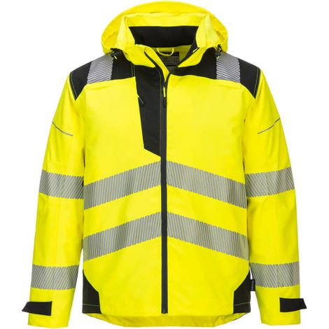 Chaqueta impermeable extrema PW3 amarilla/negra L (1/2)