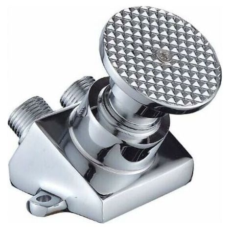 1 Stück moderner Fußverbindungshahn, Fußpedal, Lebensmittelfabrik, Waschbeckenarmaturen, Krankenhausventil, Fußpedal, Kaltwasserhahn, einzelner Fußpedalhahn (1/3)
