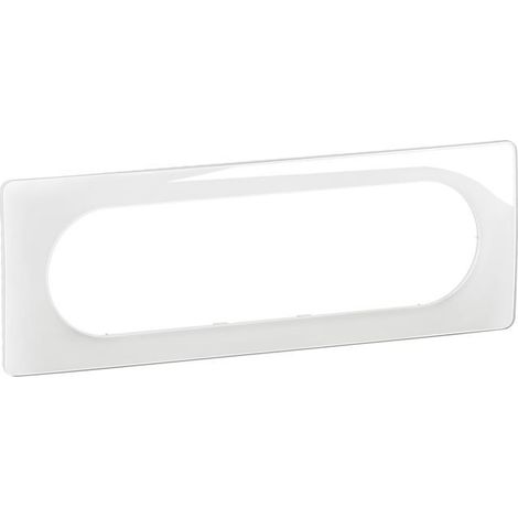 PLAQUE 6 A 8 MOD BLANC EMAILLE Céliane 2024 - CP0011 - Legrand (1/2)