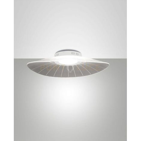 VELA PLAFONIERA BIANCA L.59x43cm A LED 3000K - 24W - 4000 lm DIMMERABILE SMART C/ACC