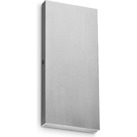 Ideal Lux POST-IT Applique murale extérieure à éclairage haut et bas en acier, 2 LED 620 lm 3000 K IP65 - Driver requis (1/2)