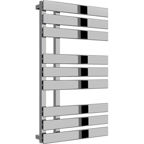 Reina Sesia Designer Heated Towel Rail 860mm H x 500mm W Chrome (1/5)