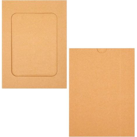 Leder-Fotorahmen (20 Stück) – Bilderrahmen – Selbstbasteln – 11,5 x 15,5 cm – Inkl. 20 Holzklammern und Hanfseil (1/4)