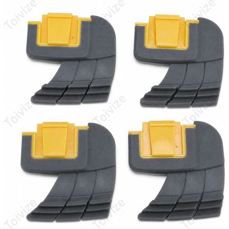 Set di 4 spazzole cicloniche Toivize R0714400 per robot MX6 e MX8, realizzate in PVC e silicone resistenti. (1/5)