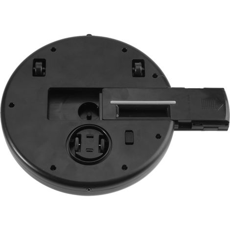 Schwarzer automatischer Saugroboter, Bodenreiniger für Zuhause, kabelloser, per USB aufladbarer Kehrroboter, Haushaltsgerät (1/5)