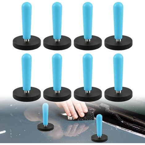 8 Pièces Super Fort Véhicule Gripper Aimants, Aimants en Vinyle pour Voiture Montage Auto Emballage Gripper Support magnétique pour Vinyle Graphique pellicule Auto DIY Wrap pellicule Auto (1/5)