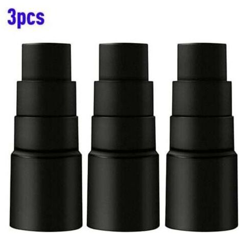 3 Pièces Adaptateur pour Tubulure d'extraction Adaptateur Réducteur pour outil aspiration poussière perceuse scie sauteuse scie circulaire ponceuse excentrique perceuse d'établi