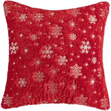 Set of 2 Christmas cushion covers, super soft, fluffy, 43x43 cm, for sofa, living room, bedroom. (1/4)