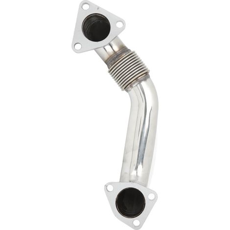 Auspuffrohr Beifahrerseite, oberes Edelstahlrohr, Ersatzteil für Duramax LB7 6.6L, Krümmerersatzteil, Auslass nach oben, kompatibel mit Dieselmotoren, Einzelrohrsatz. (1/5)