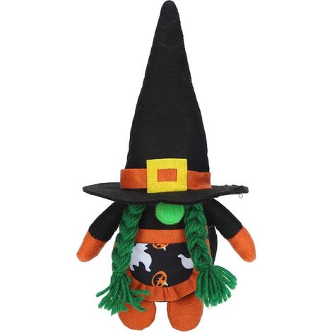 Lutin de Noël en peluche décorative, artisanale, écologique, portable, durable, poupée sans visage Rudolph pour table de fête Halloween (1/5)