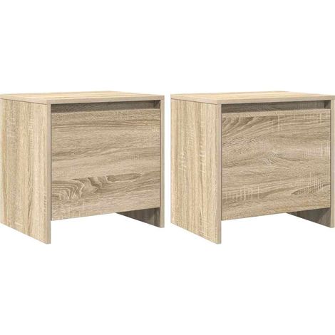 Maison Exclusive - Comodini 2 pz Rovere Sonoma 45x34x44,5 cm in Truciolato