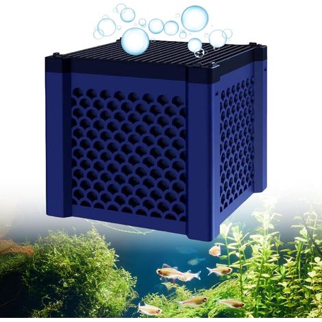 Clever Cube Filtre à eau au charbon actif pour chevaux, filtre à charbon actif pour aquarium, purificateur d'eau pour une qualité d'eau claire et propre, filtre à charbon actif pour bassins, aquarium (1/5)