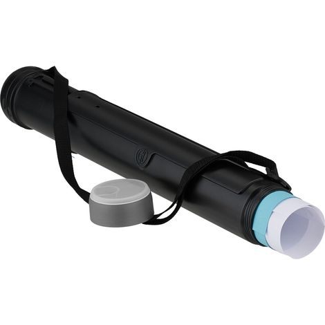 Tubo telescópico extensible bicolor para póster