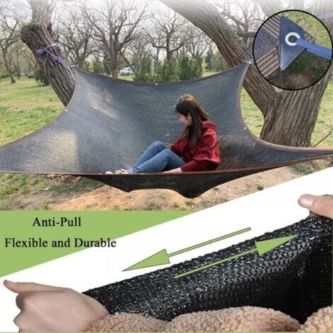 4x8 m Toile Ombrage HDPE Respirant Protection Rayons 90-95% UV pour Jardin Terrasse Filet Protection Solaire Filet (1/4)