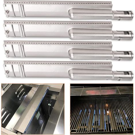 Rosvola Brûleur, Tubes de Rechange pour Brûleur de Gril, Accessoires de Brûleur en Acier Inoxydable 304, Pièces de Rechange Universelles pour Brûleur Tepro (1/5)
