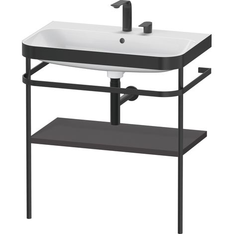 Duravit Happy D.2 Plus c-bonded Set avec console métallique,