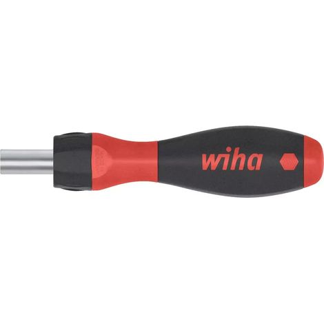 Wiha Schraubendreher mit Bithalter SoftFinish mit Ratschenfunktion für 1/4 Bits umschaltbar 112 mm (1/5)