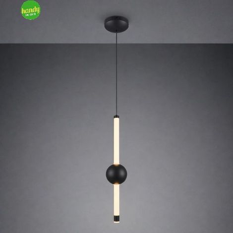 Lampada a sospensione Melita Trio Lighting 1 luce 6W CCT nero (1/5)