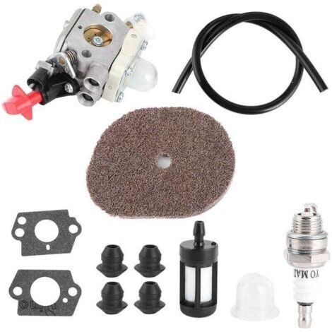 Kit de nettoyage de filtre à air et de carburateur pour Stihl FS50 FS56 FS40 FS70 FC56 FC70 C1M&8209S267A (1/4)