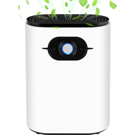 Déshumidificateur électrique 1200 ml – Capacité d'élimination 500 ml/j – Silencieux 45 dB – Pour espaces jusqu'à 30 m² (1/5)