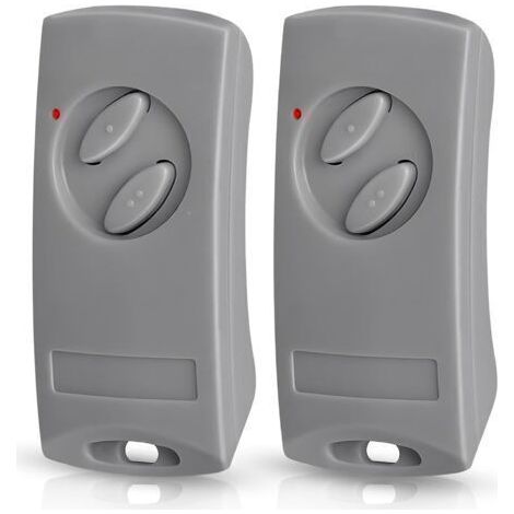 Gate remote control for EcoStar RSE2-433, RSC2-433, RSZ1-433, Compatible with Hormann Ecostar Liftronic/TUBAUTO EuroPro 500/700/800 Portronic D2500/D5000/S4000, 2 pieces (1/4)