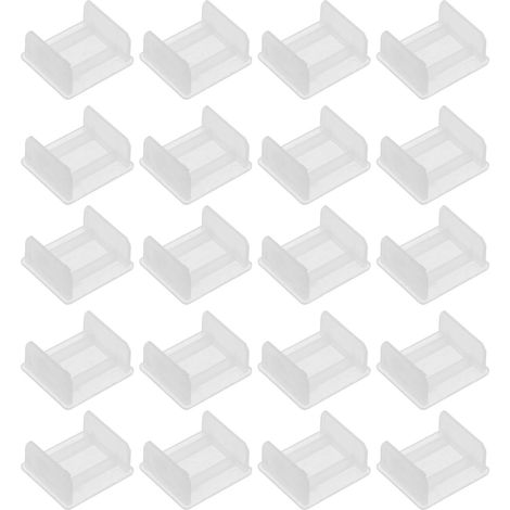 50 embouts de rail de 2 5 cm 1 pouce pour stores vénitiens (1/5)