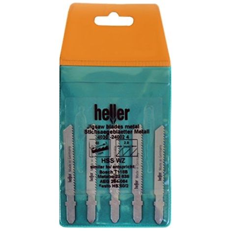 Heller 24002 4 Lama per seghetto alternativo 4030 1 KIT