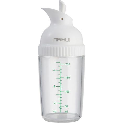 Salatdressing-Shaker – Auslaufsichere Mischflasche mit Einhandhebel – Zum Zubereiten und Aufbewahren von Salatdressings und Marinaden – 1 Stück (1/5)
