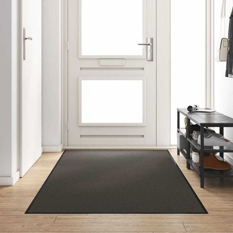 vidaXL Doormat Anthracite and Black 120 x 300 cm 100% Polyamide
