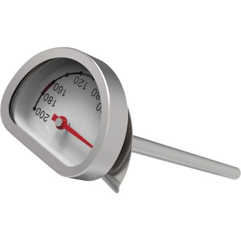 Thermomètre pour poêle à bois en acier inoxydable, contrôle de température pour barbecue (1/5)