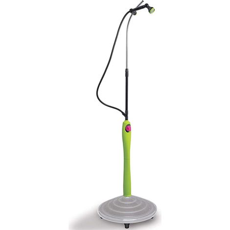 G.F. GARDEN Doccia solare Sunny Style Premium, doccia da giardino, piscina, per uso esterno, ideale anche per vacanze e campeggio, con miscelatore per acqua calda e fredda, colore verde lime (1/5)