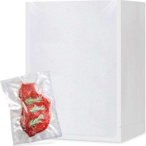 Sacs sous Vide Alimentaire 20 x 25 cm 100 Sachets Sac sous Vide, Sac de Congelation Sacs sous Vide sans BPA pour Machine sous Vide pour la Conservation des Aliments et la Cuisson (1/5)