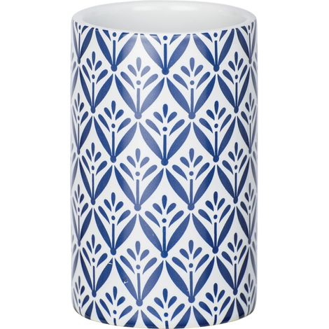 Vaso de dientes Lorca, azul (1/5)
