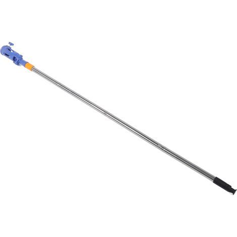 Rallonge de pinceau en acier inoxydable et plastique, poteau d'extension de rouleau rotatif à 180 degrés pour la peinture des bords d'angle (1/5)