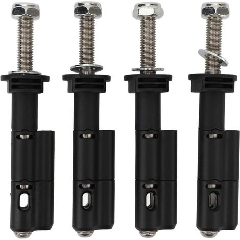Mounting pins, 4-piece traction card mounting system, lockable and anti-theft security mounting pin set, compatible with MaxTrax MKII recovery cards