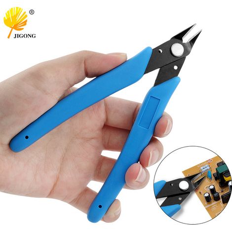 Pince électronique 170II, pince coupante diagonale, pince à bijoux, mini ciseaux à ongles à manche dépoli (1/5)