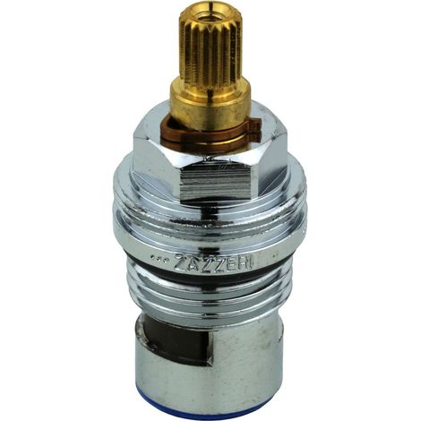 Válvula de disco de cerámica con paso de 1/2" Unix Zazzeri 2900VT08A00 1/2" - Frío (1/2)