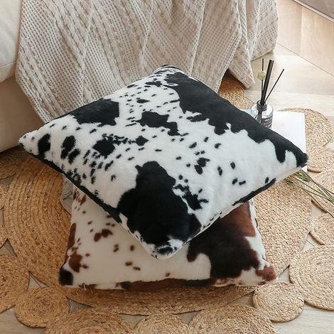 Housses de coussin de Noël extra douces, adaptées aux canapés, salons, chambres, chaises et coussins décoratifs en peluche, 45x45 cm. (1/5)