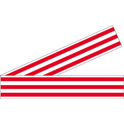 Lot 2 bandes 52mm x 1m - Lignes parallèles Rouge - 4641409