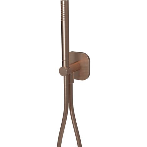 Ensemble douchette avec flexible 150 cm Or Rose Brossé FOIL - CRISTINA ONDYNA PD65434P